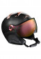náhled Lyžařská helma Kask SHE00060 Visor PIUMA R CHROME Black/pink gold
